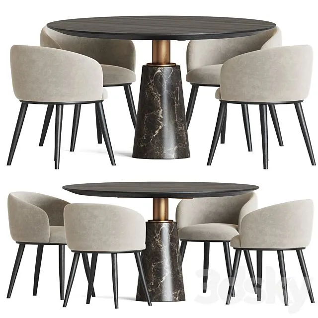 Dining Set 36 3dsMax Model