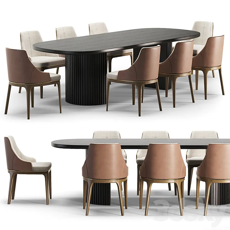 dining set 3DS Max