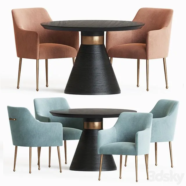 Dining Set 74 3dsMax Model