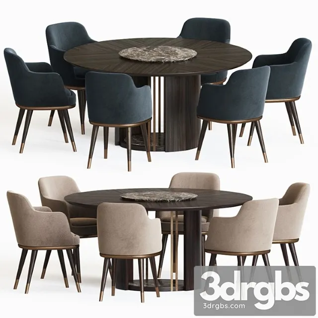 Dining set 79 2 3dsmax Download