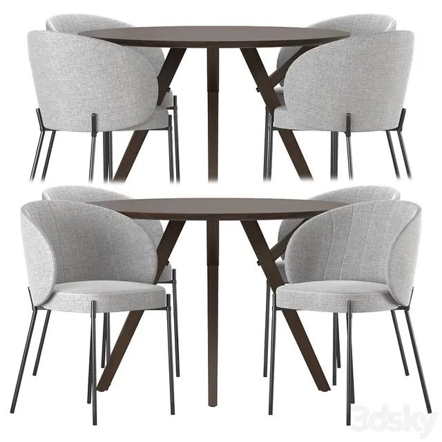 Dining set by Domstore 3dsMax Model