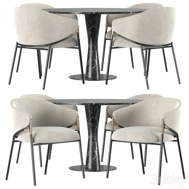 Dining set by Segis 3dsMax Model