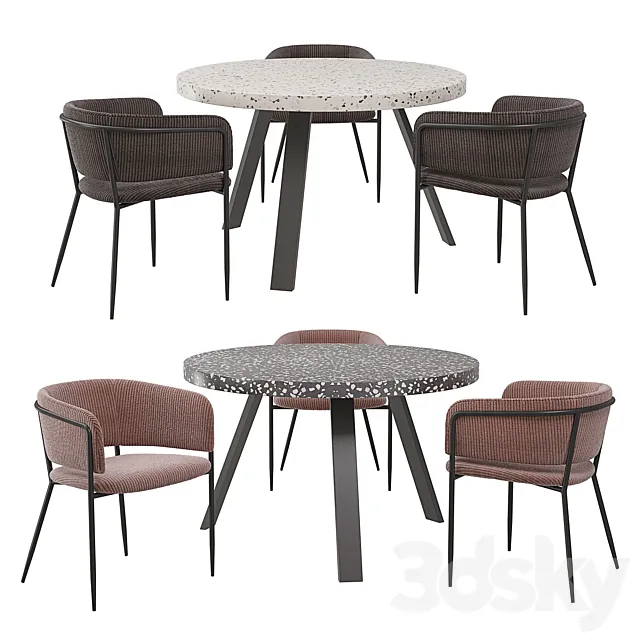 Dining set kave home 3ds Max