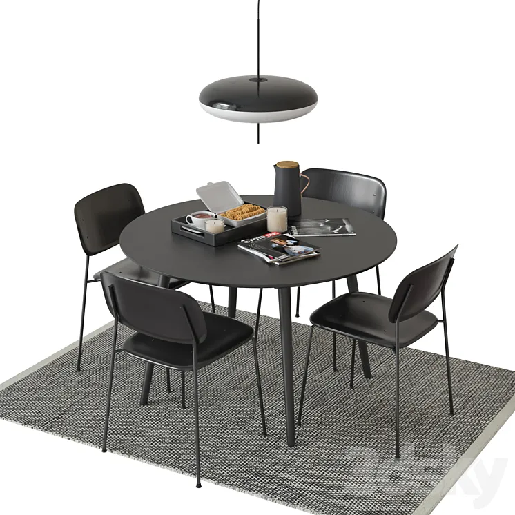 Dining Set_01 3DS Max