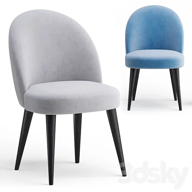 Dining soft chair Timon II 3ds Max