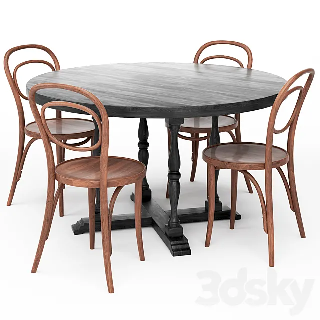 Dining Table 139 3ds Max