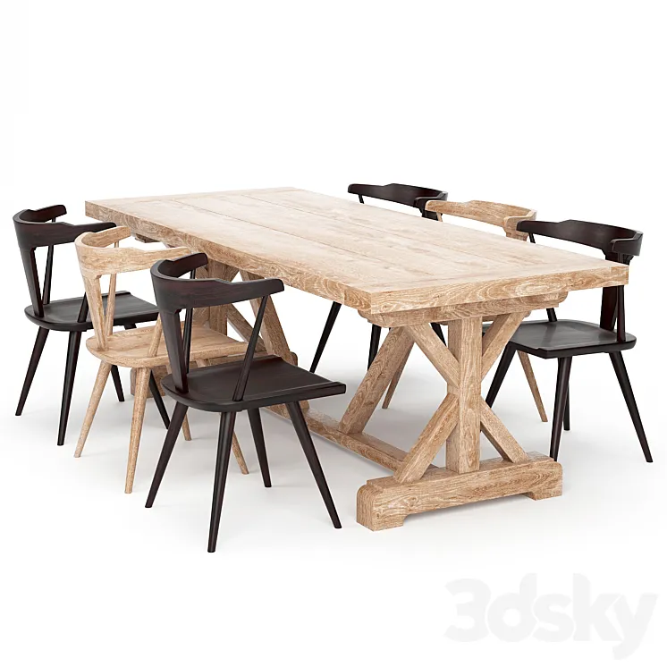 Dining Table 147 3DS Max