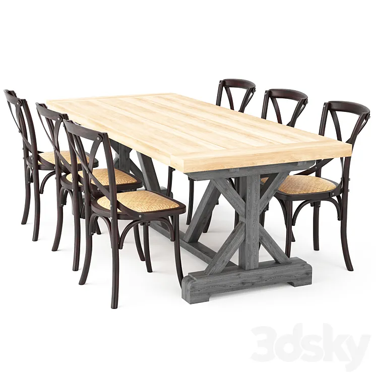Dining Table 155 3DS Max Model