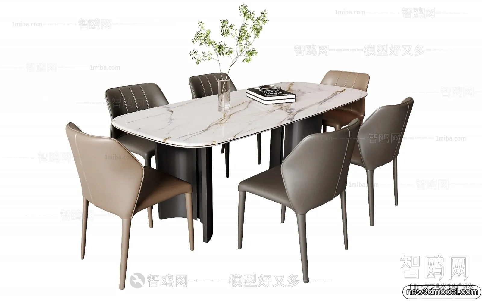 Dining Table – 3D Models – 3D Furniture Models for Interior – 023