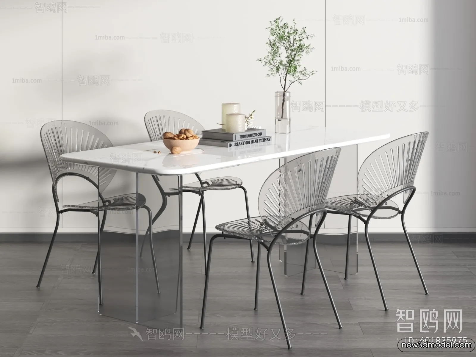 Dining Table – 3D Models – 3D Furniture Models for Interior – 025