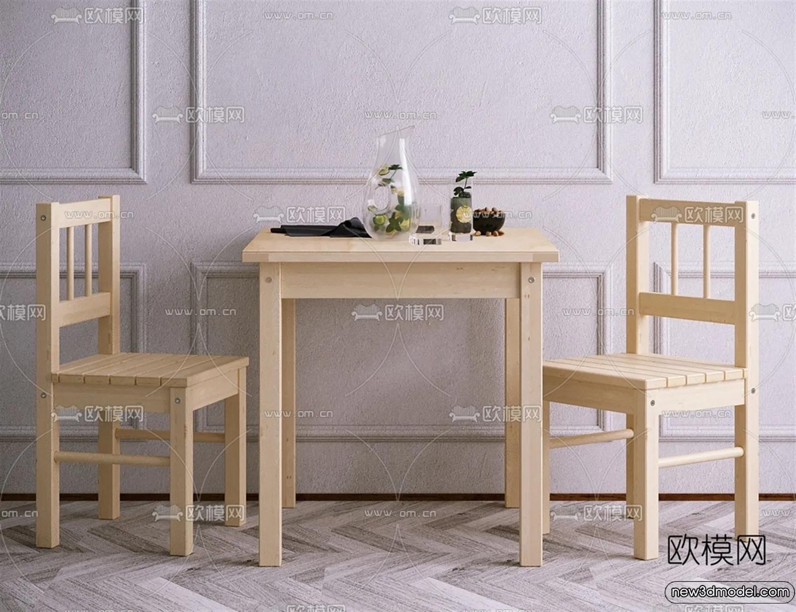 Dining Table – 3D Models – 3D Furniture Models for Interior – 040