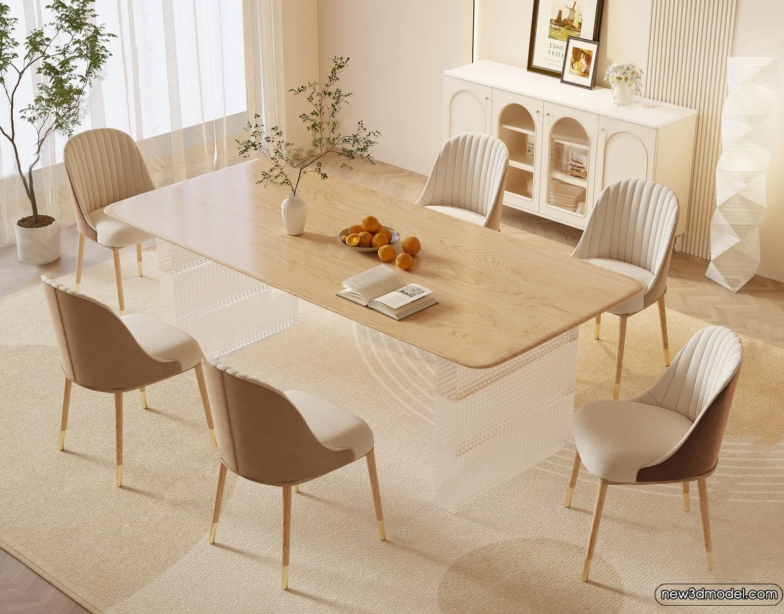 Dining Table – 3D Models – 3D Furniture Models for Interior – 054