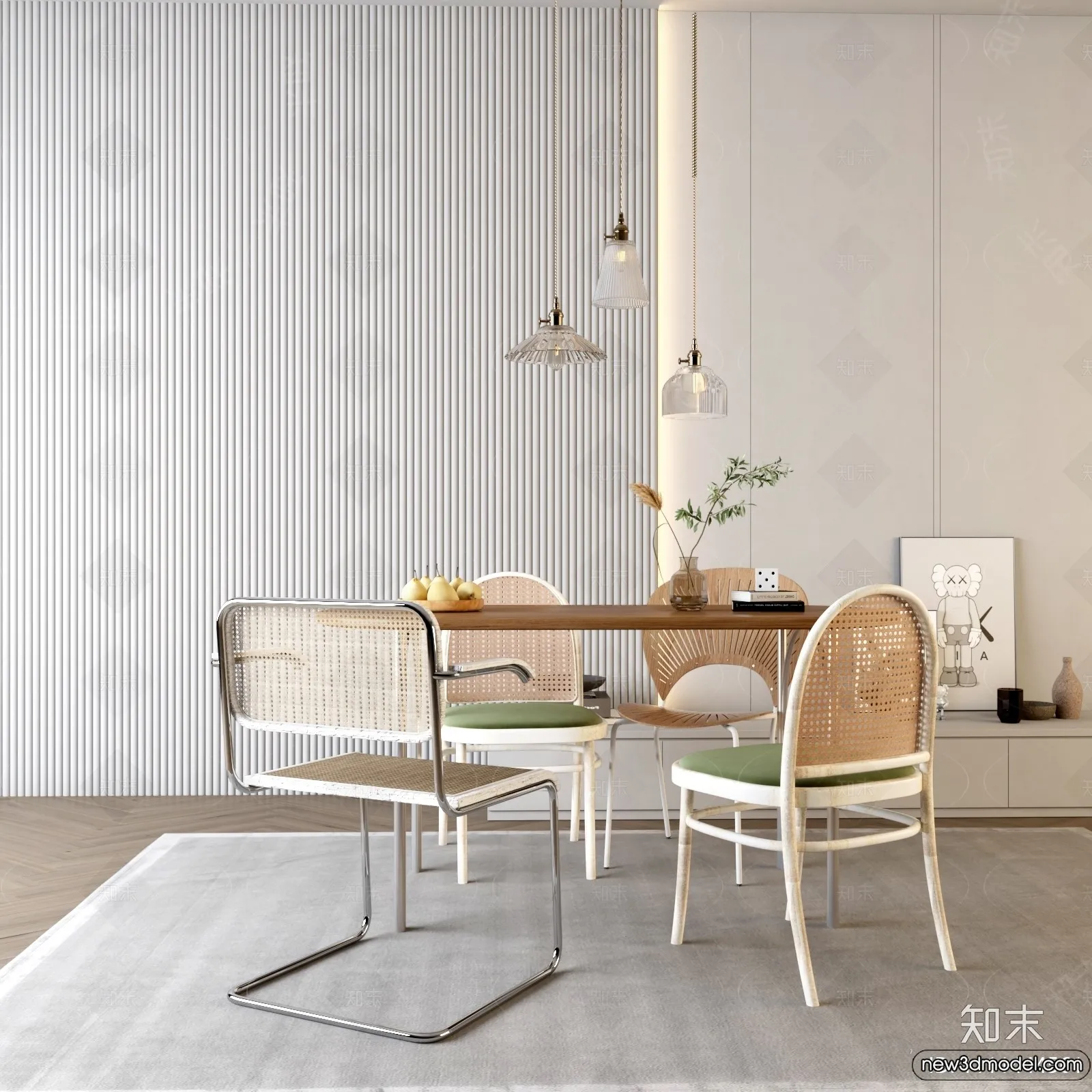 Dining Table – 3D Models – 3D Furniture Models for Interior – 065