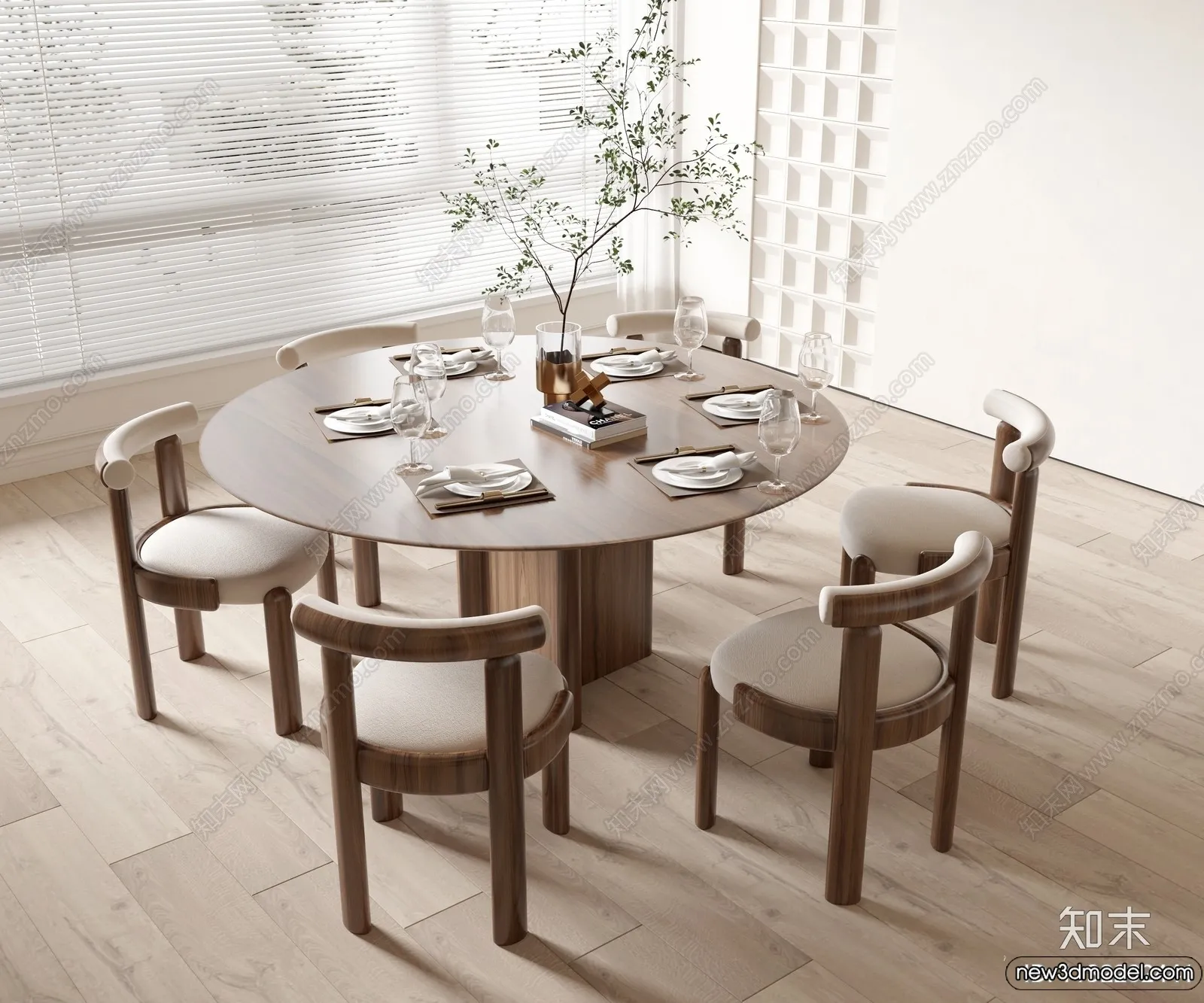 Dining Table – 3D Models – 3D Furniture Models for Interior – 100