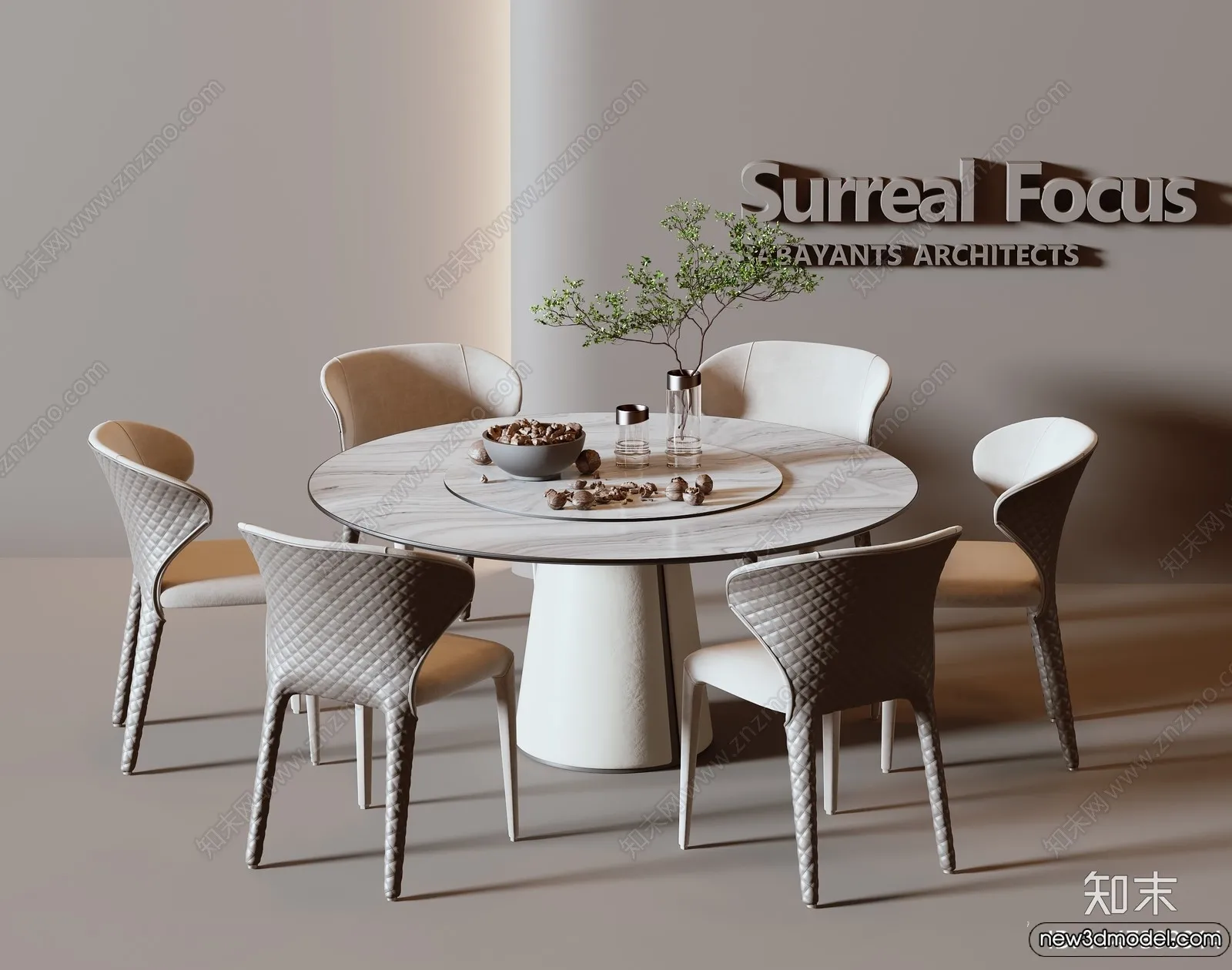 Dining Table – 3D Models – 3D Furniture Models for Interior – 101