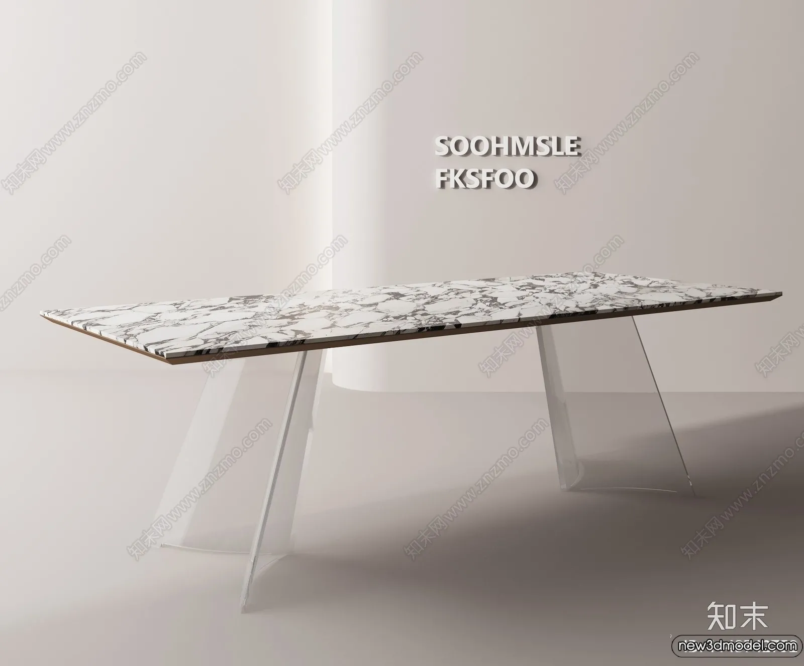 Dining Table – 3D Models – 3D Furniture Models for Interior – 108