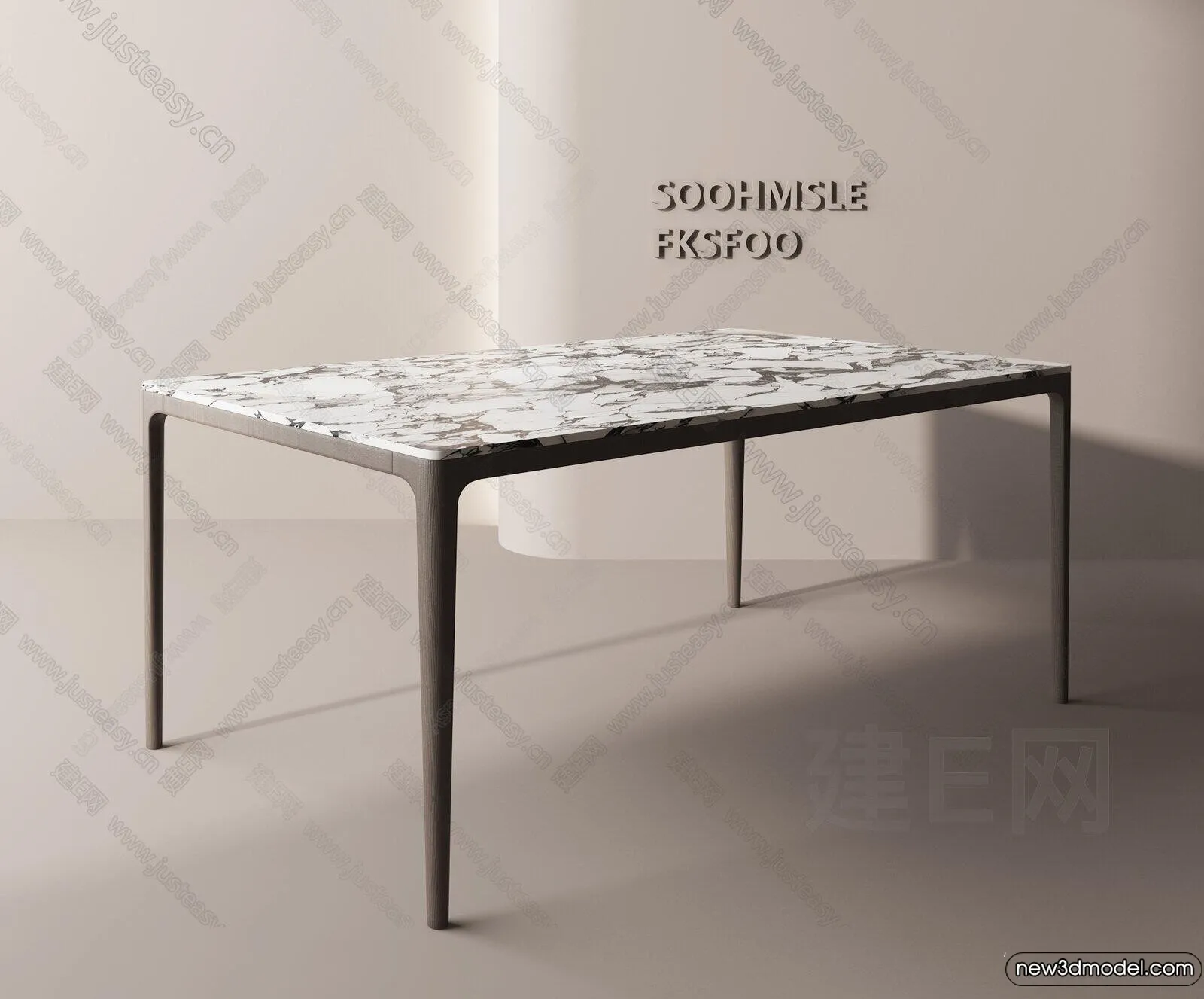 Dining Table – 3D Models – 3D Furniture Models for Interior – 110