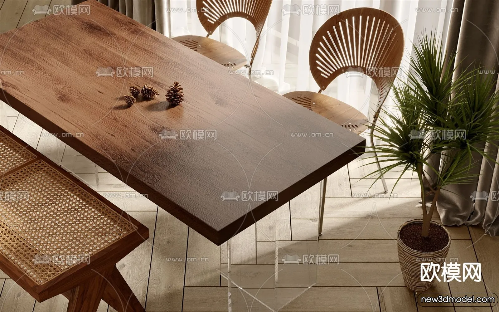 Dining Table – 3D Models – 3D Furniture Models for Interior – 118