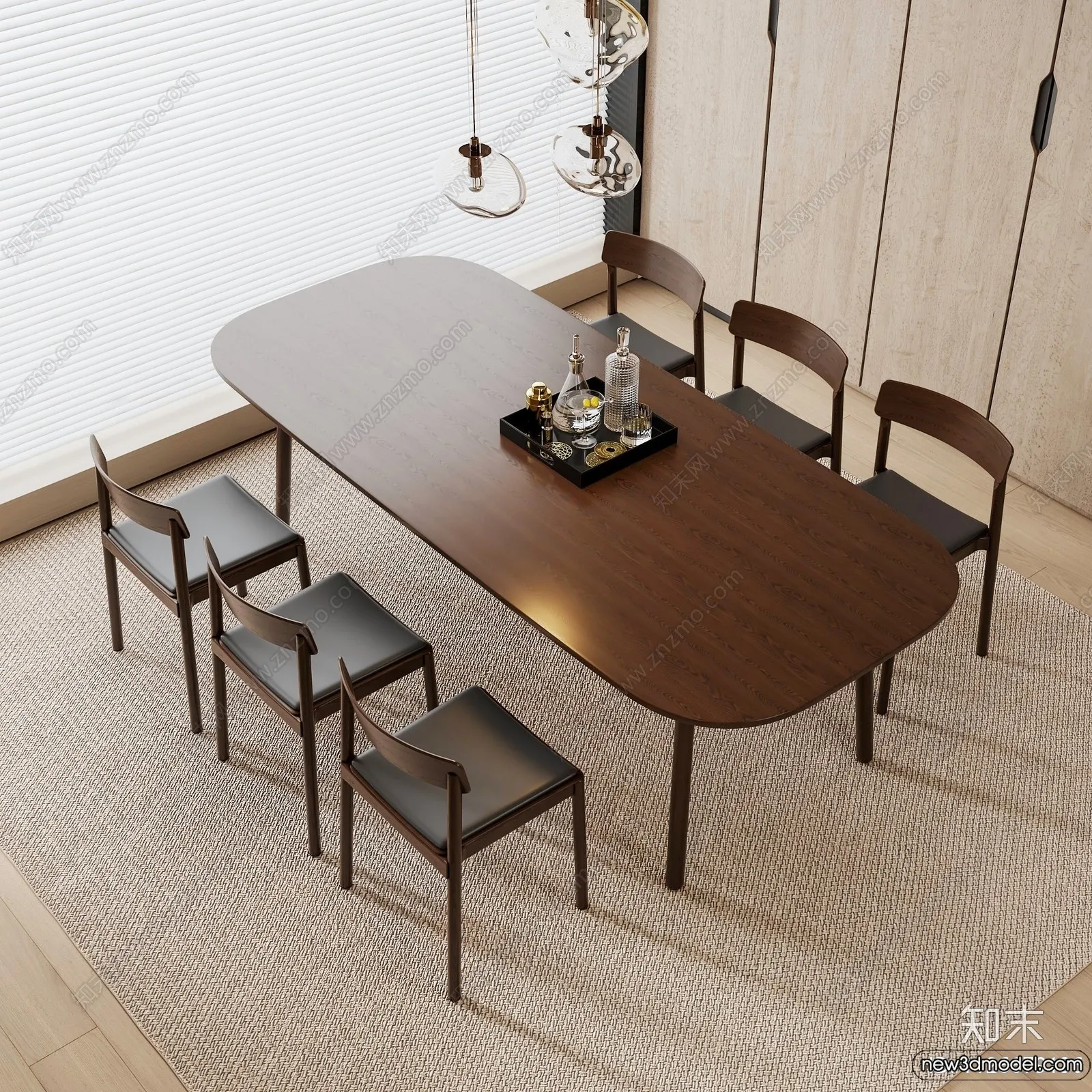 Dining Table – 3D Models – 3D Furniture Models for Interior – 130