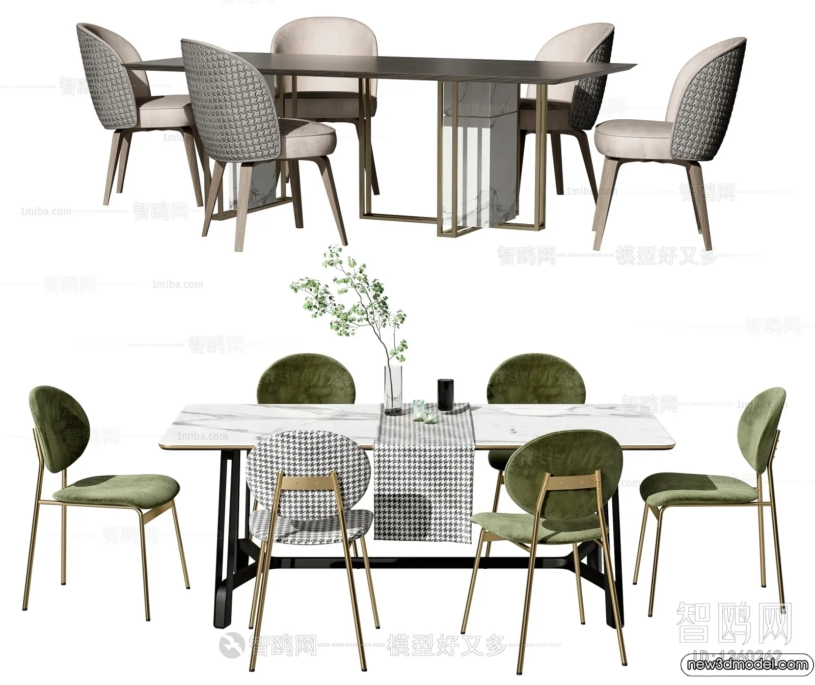 Dining Table – 3D Models – 3D Furniture Models for Interior – 131