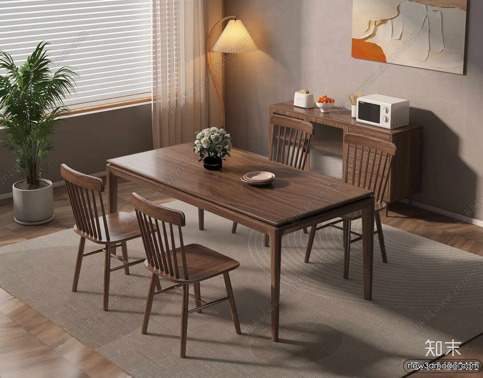 Dining Table – 3D Models – 3D Furniture Models for Interior – 132