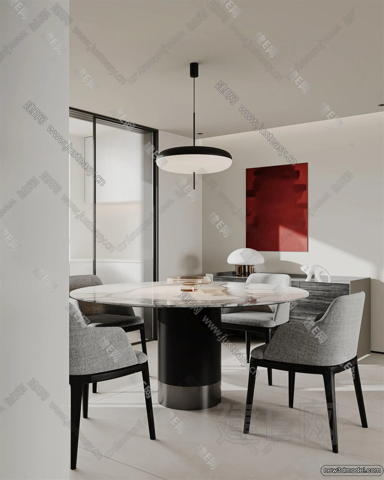 Dining Table – 3D Models – 3D Furniture Models for Interior – 140