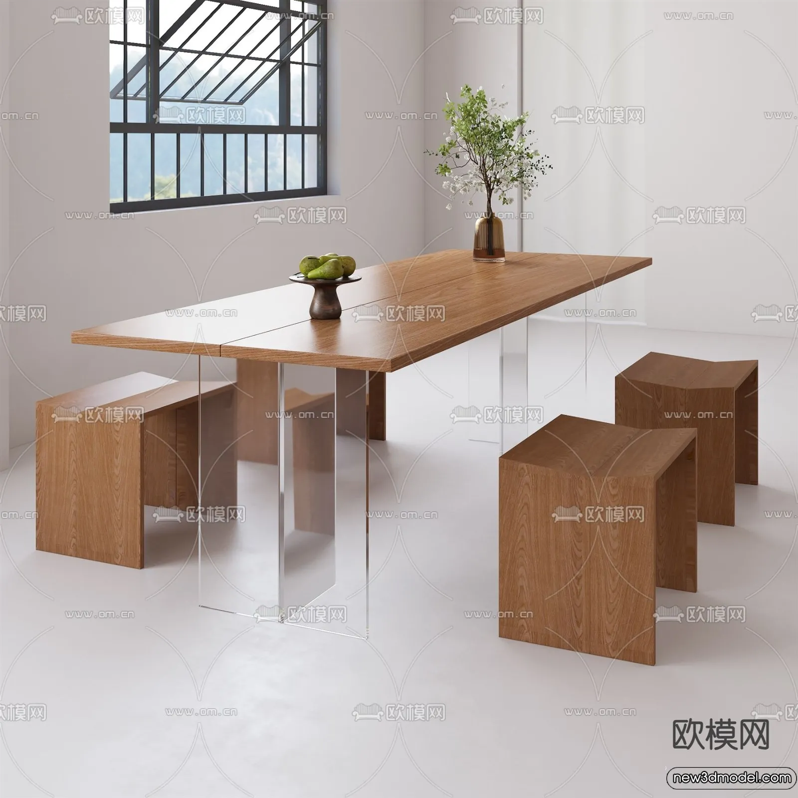 Dining Table – 3D Models – 3D Furniture Models for Interior – 155