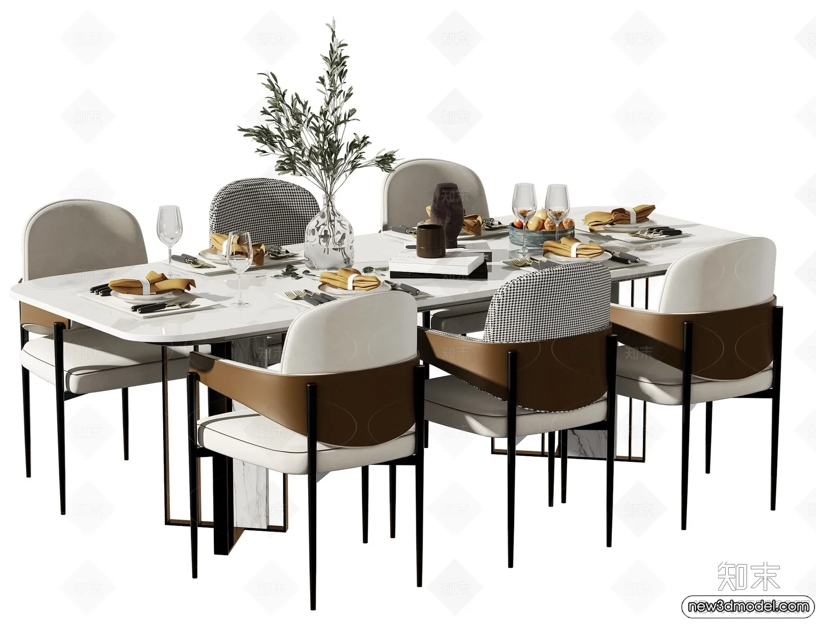 Dining Table – 3D Models – 3D Furniture Models for Interior – 175