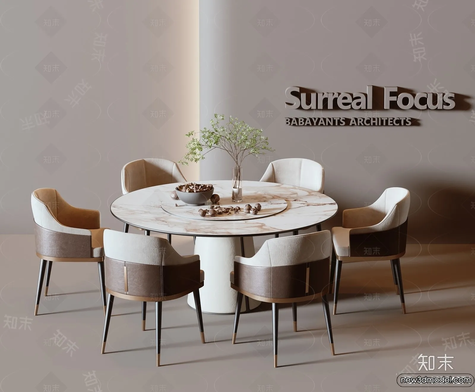 Dining Table – 3D Models – 3D Furniture Models for Interior – 191