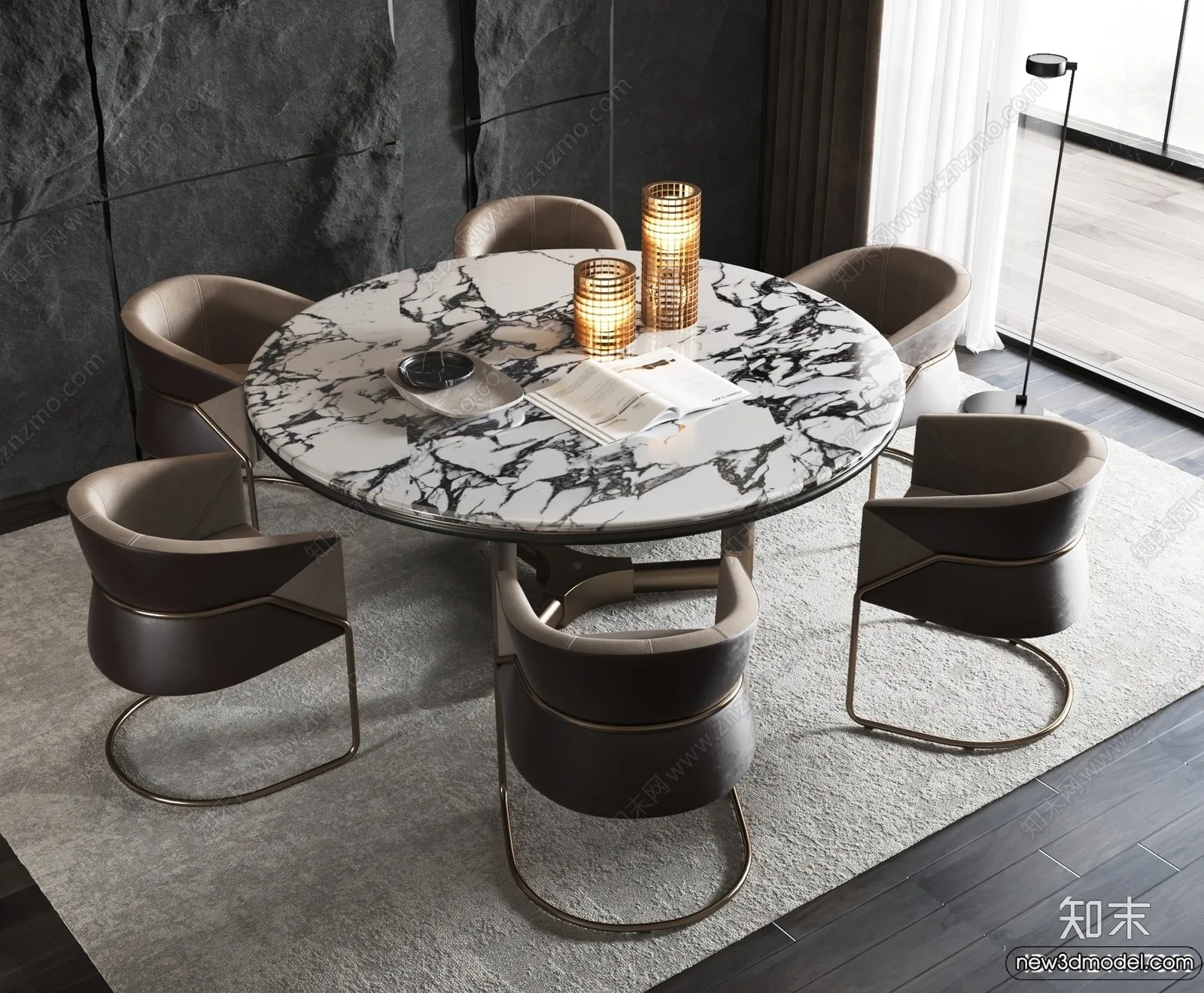 Dining Table – 3D Models – 3D Furniture Models for Interior – 194