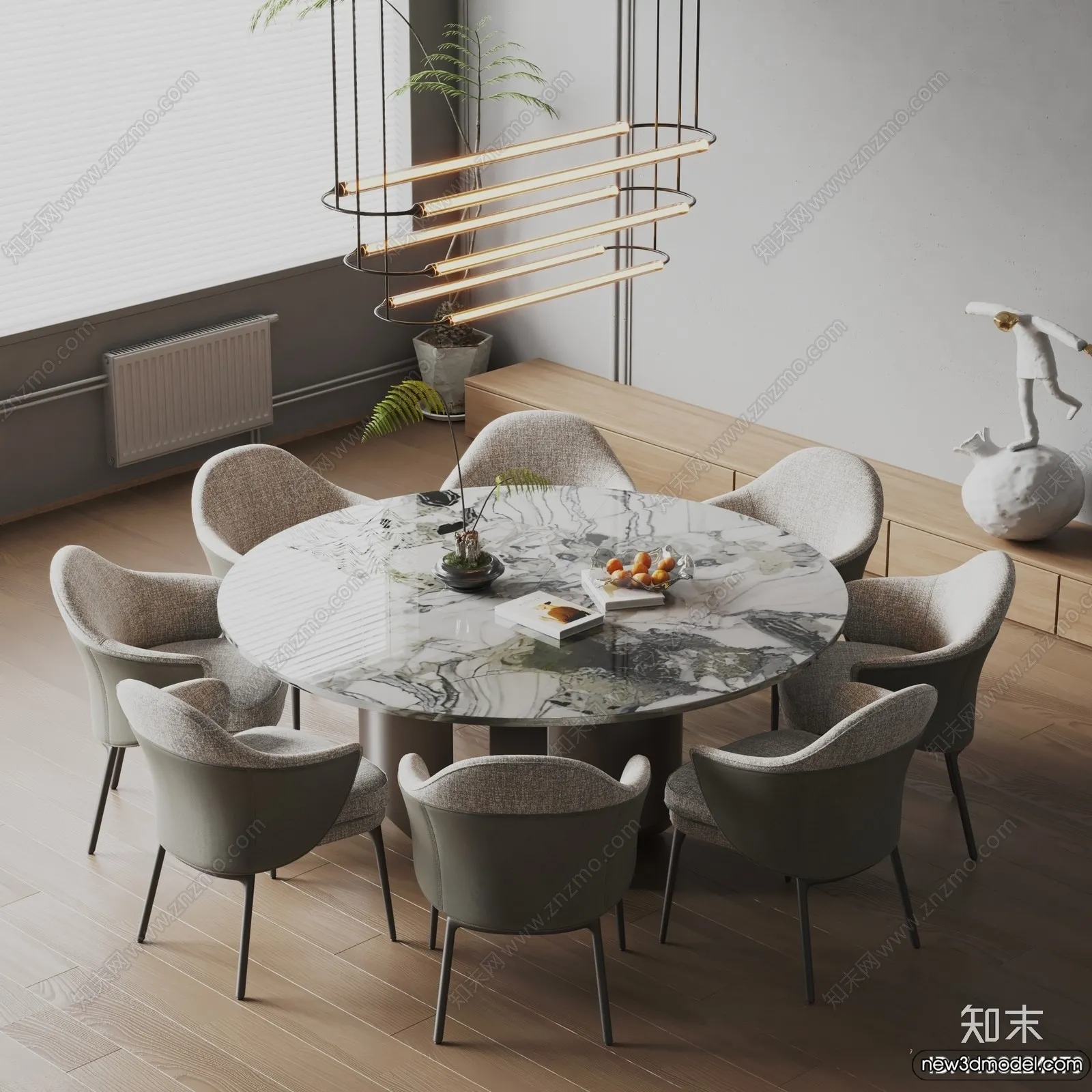 Dining Table – 3D Models – 3D Furniture Models for Interior – 196