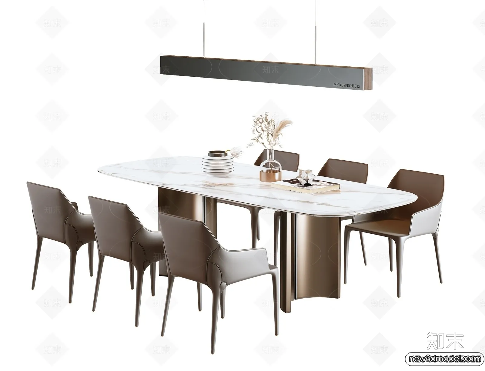 Dining Table – 3D Models – 3D Furniture Models for Interior – 197