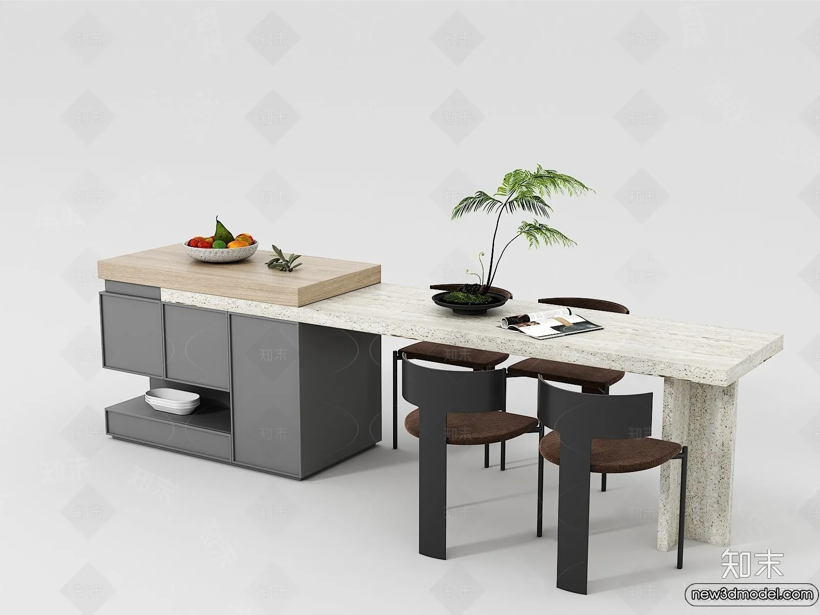 Dining Table – 3D Models – 3D Furniture Models for Interior – 201