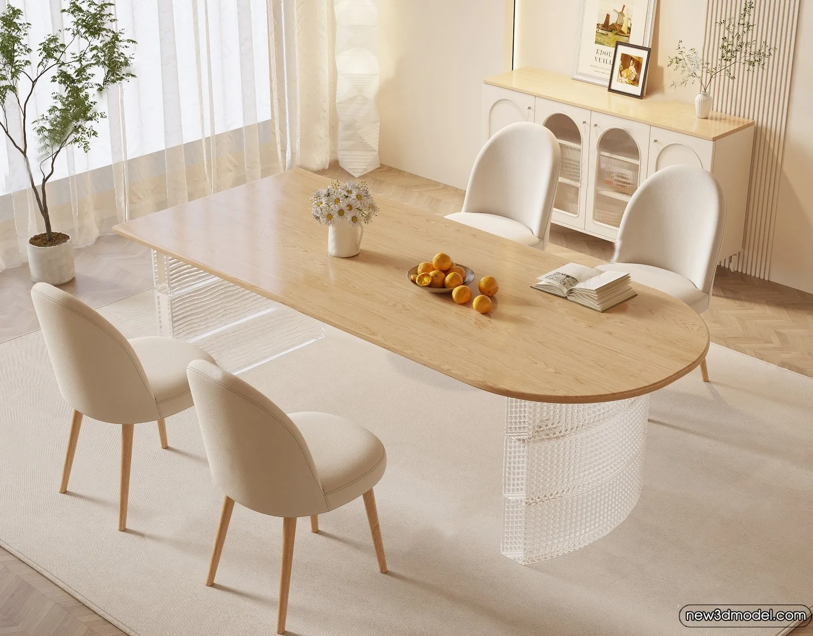 Dining Table – 3D Models – 3D Furniture Models for Interior – 206