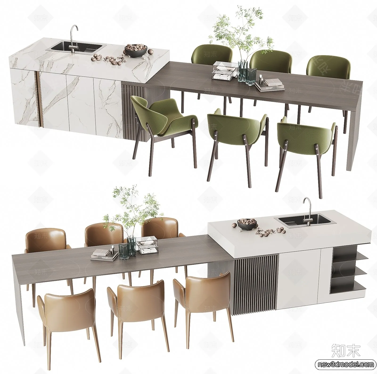 Dining Table – 3D Models – 3D Furniture Models for Interior – 227