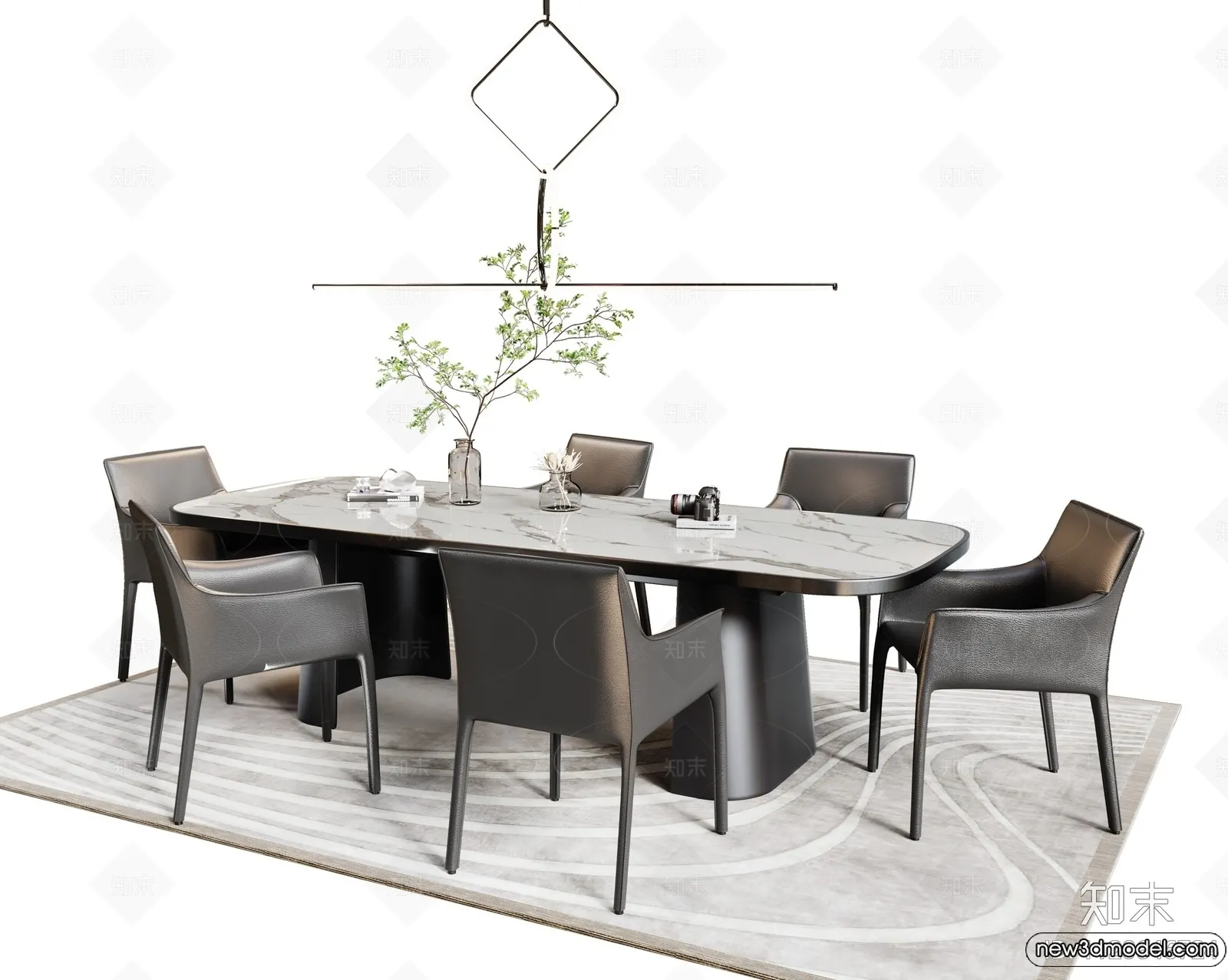 Dining Table – 3D Models – 3D Furniture Models for Interior – 228