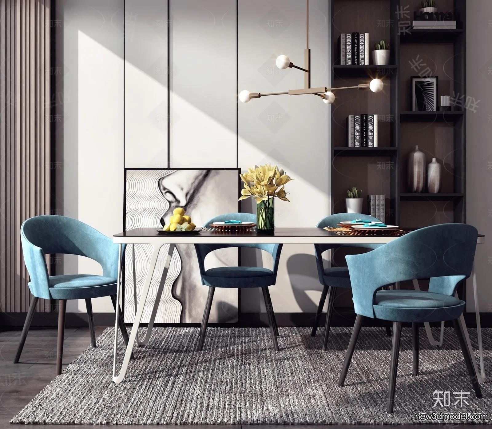 Dining Table – 3D Models – 3D Furniture Models for Interior – 265