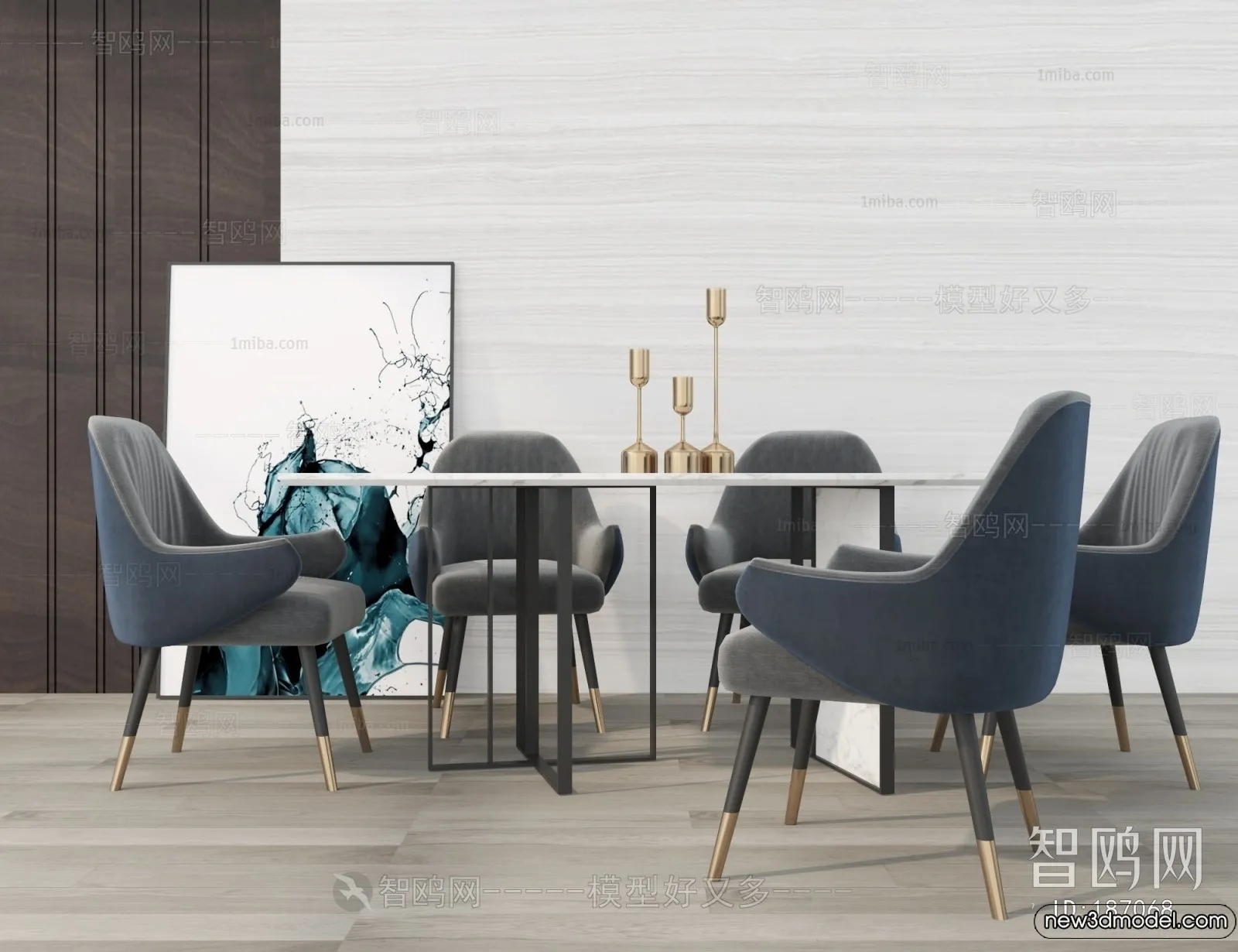 Dining Table – 3D Models – 3D Furniture Models for Interior – 266