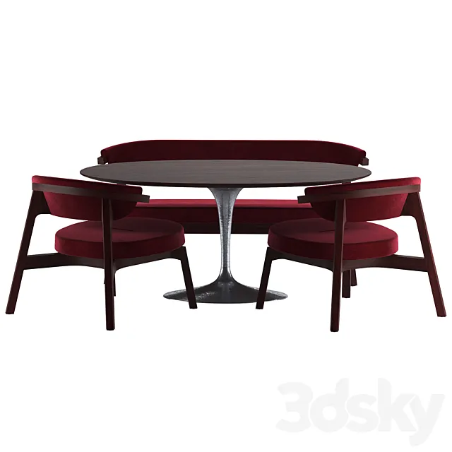 dining table 3DSMax File