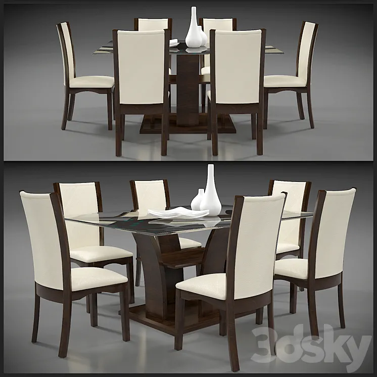 DINING TABLE 5 3DS Max
