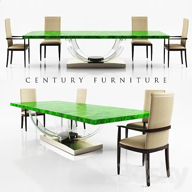 DINING TABLE 6 3DS Max Model