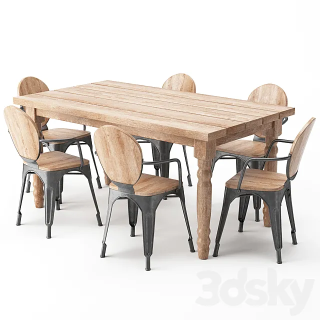 Dining Table 82 3DS Max Model