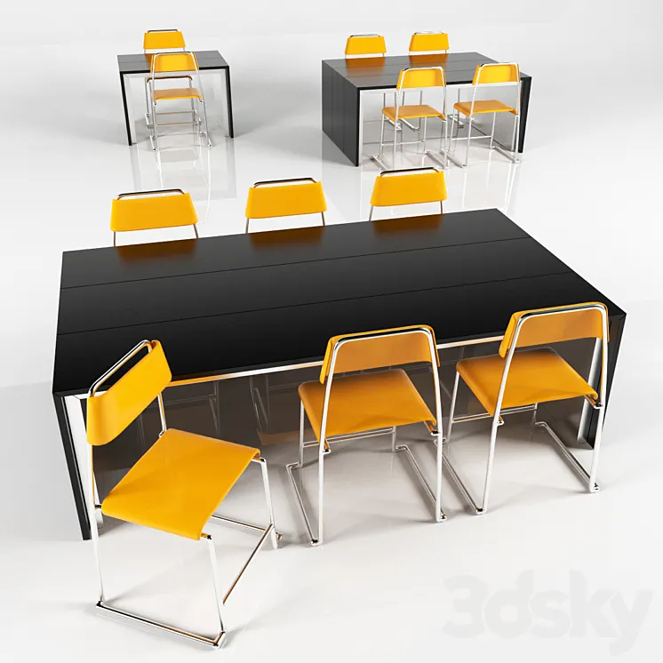 DINING TABLE 9 3DS Max