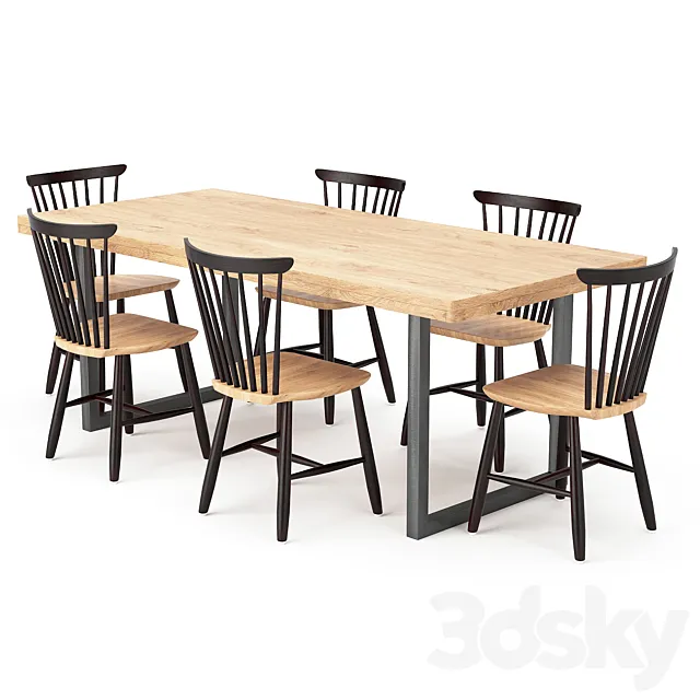 Dining Table 95 3DSMax File