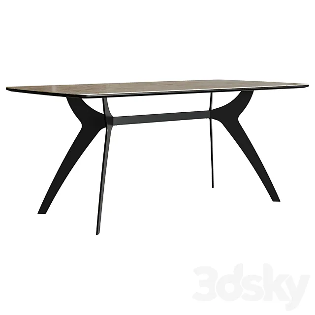 Dining table Andes Table 3ds Max