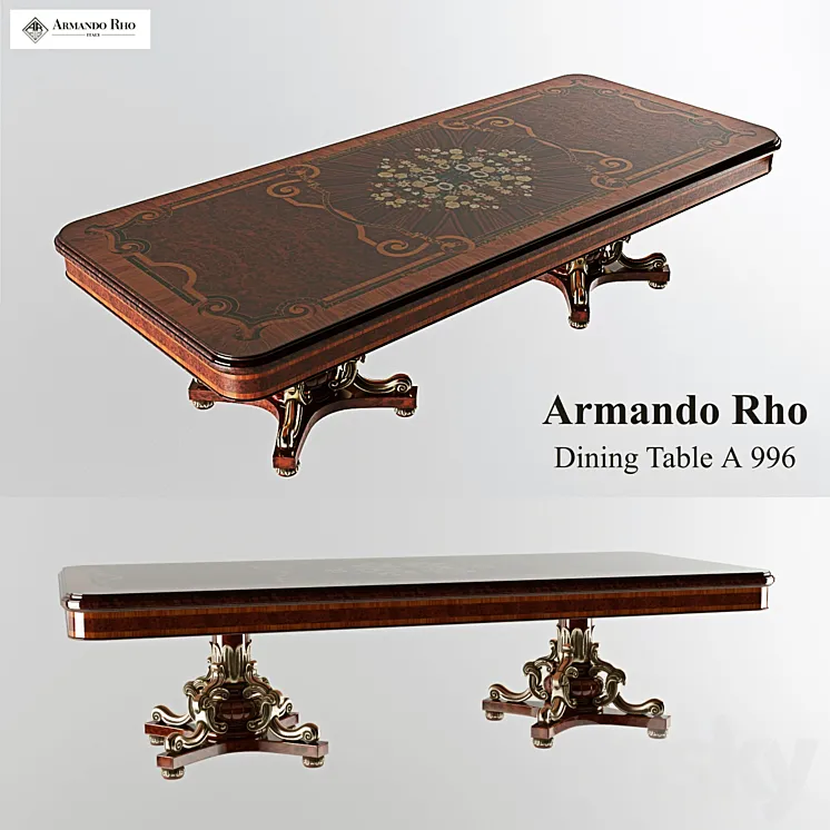 Dining table Armando Rho A996 3DS Max