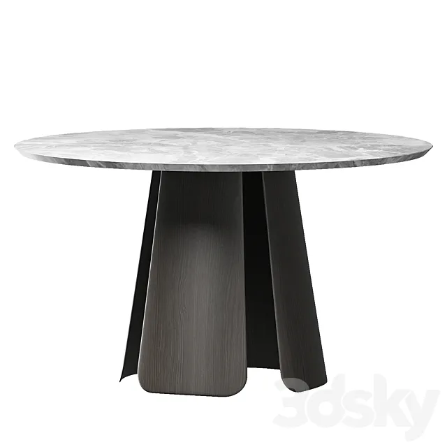 Dining table Base Table Wooddi 3DSMax File