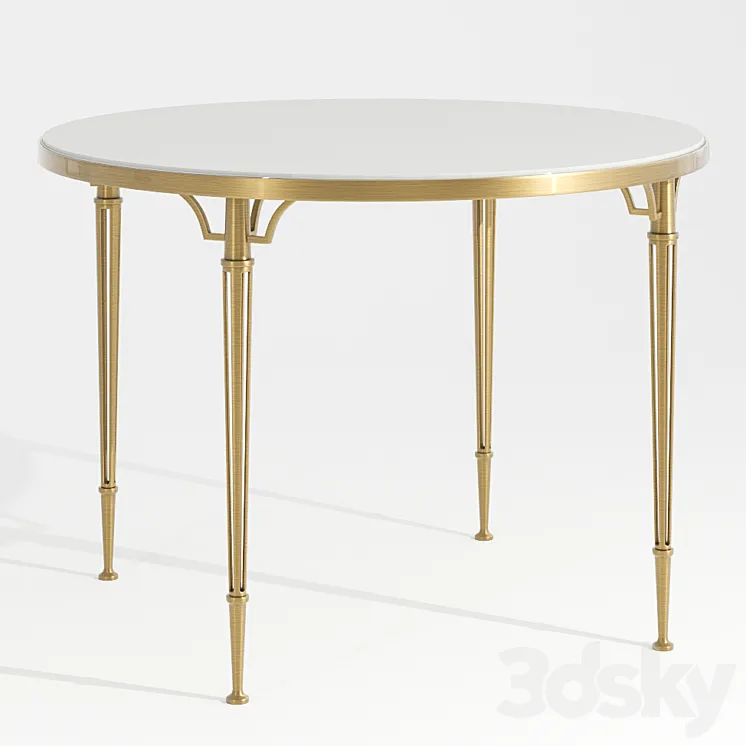 Dining table Comes Around! Caracole 3DS Max
