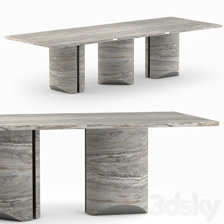 Dining table (DAVID \/ NICOLAS 3) 3DS Max Model