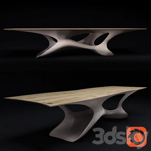 Dining table Erosion II 3DS Max Model